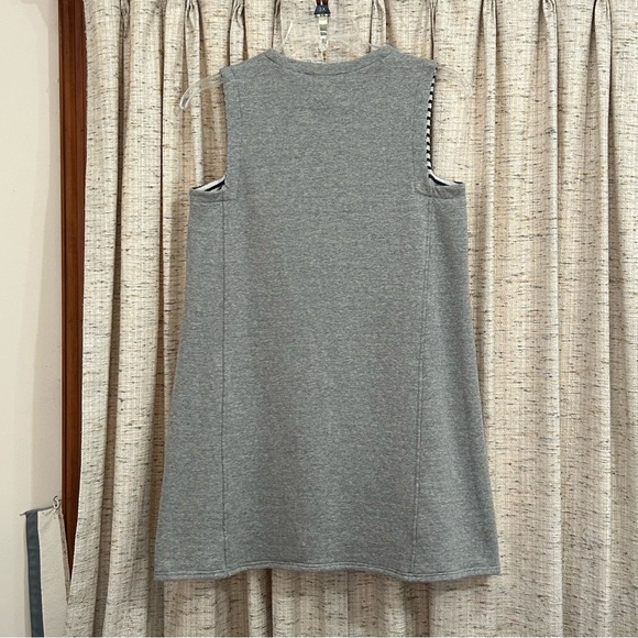 Theory Cotton Terry Reversible Sleeveless Tent Dress - Picture 5 of 9